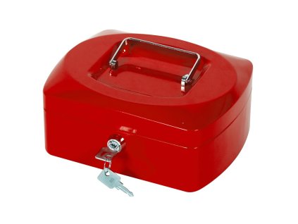 Pokladnička Q-CONNECT 205x85x160mm červená