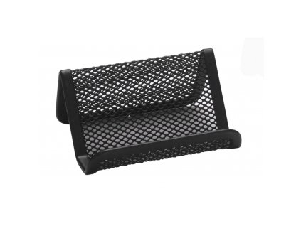 Drôtený stojan na vizitky 95x75x45mm čierny