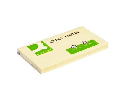 Samolepiaci bloček Q-CONNECT žltý 76x127 mm