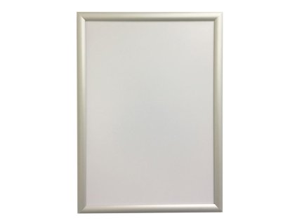 Klaprám Q-CONNECT A4, ostrý roh, strieborný