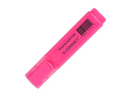 Zvýrazňovač Q-CONNECT ružový