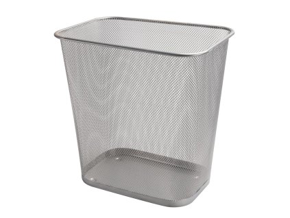 Drôtený kôš 13 ℓ hranatý strieborný