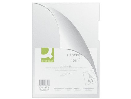 Obal L na dokumenty Q-CONNECT matný 80mic 100ks