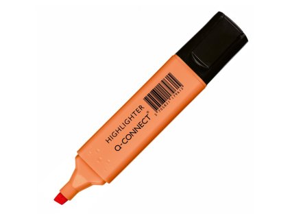 Zvýrazňovač Q-CONNECT pastel oranžový