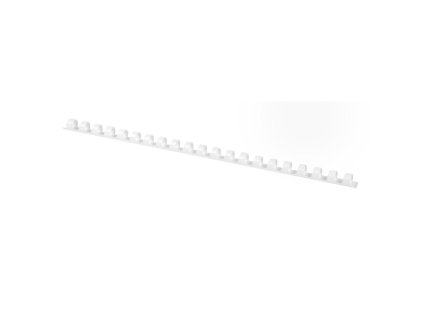Plastové hrebene Q-CONNECT 8mm biele