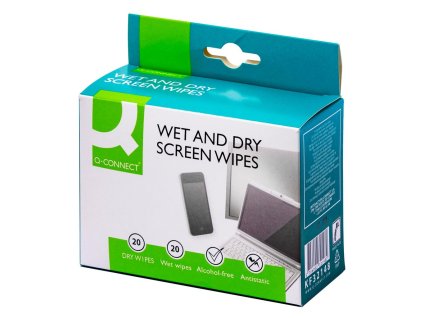 Samostatne balené utierky na obrazovky 20párov