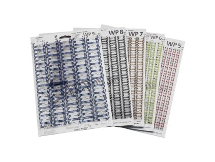 Drôtové hrebene Renz 32mm biele 2:1