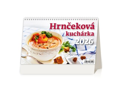 Stolový kalendár riadkový 22,6x13,9 cm - Hrnčeková kuchárka 2026