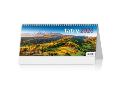 Stolový kalendár stĺpcový 32,1x13,4 cm - Tatry 2026