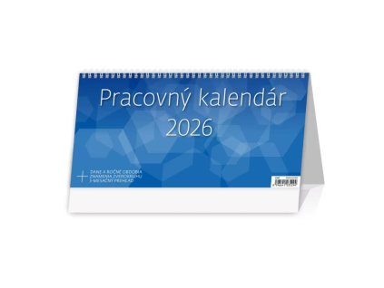 Stolový kalendár stĺpcový 30,1x14,8 cm - Pracovný 2026
