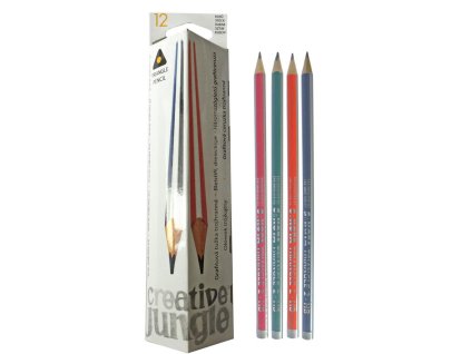 Ceruzka grafitová Sakota trojhranná bez gumy HB 12ks