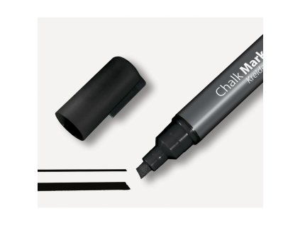 Kriedový popisovač 1-5 mm čierny