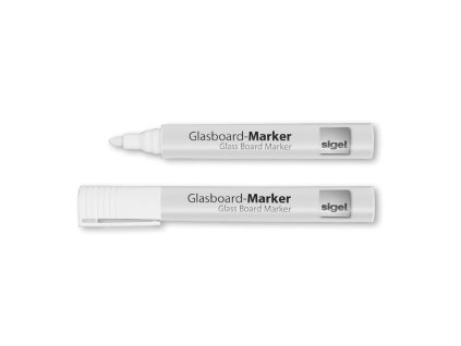 Kriedový popisovač 2-3 mm biely 2 ks