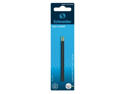 Náplň do guľôčkového pera Take 4 čierna 2ks