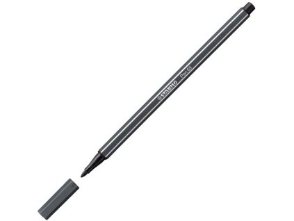 Popisovač STABILO Pen 68 čiernosivý