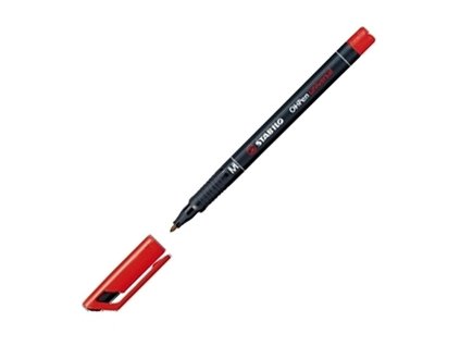 Popisovač OHP STABILO 843 M červený