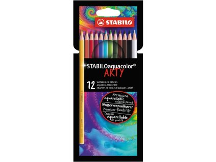 Farbičky STABILO aquacolor 12 ks sada ARTY