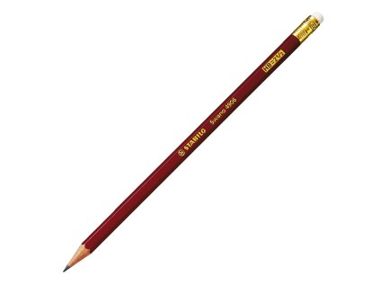 Ceruzka STABILO Swano 4906 HB s gumou 12ks