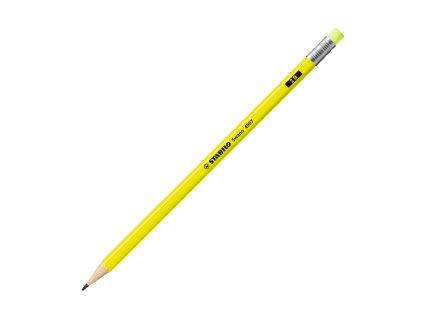 Ceruzka STABILO Swano Fluo s gumou žltá 12ks