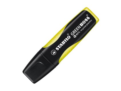 Zvýrazňovač STABILO GREEN BOSS žltý