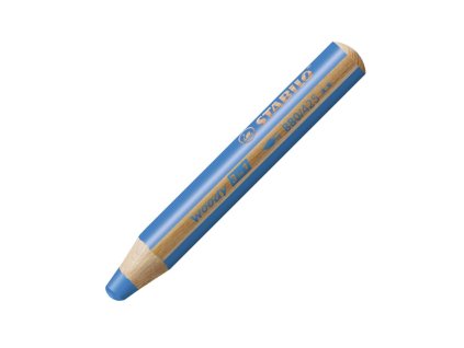 Viacúčelová farbička STABILO woody 3 in1 modrá