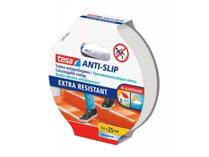 Protišmyková páska Tesa 25 mm x 5 m priehľadná