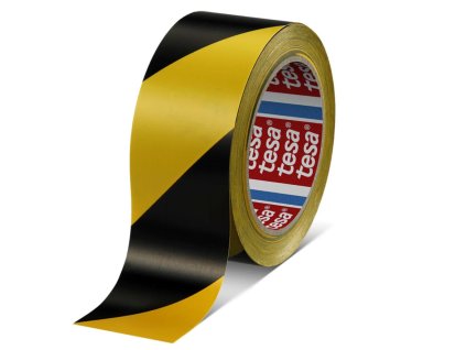 Vyznačovacia páska lepiaca TESA 50 mm x 33 m žlto-čierna