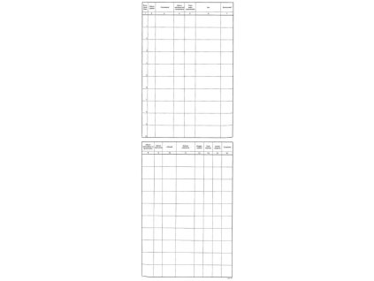 Registratúrny denník, tvrdá väzba, A4, 96 listov