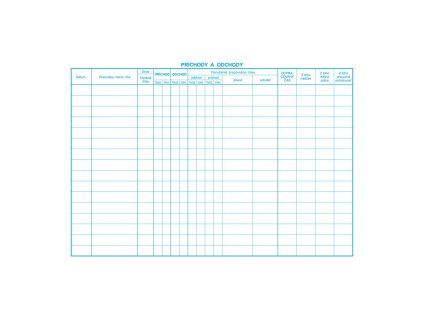 Kniha príchodov a odchodov, A4, 30 listov