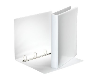 Zakladač prezentačný Esselte 4,4cm 4D-krúžkový biely
