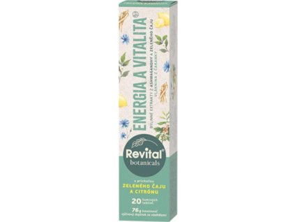 Revital Botanicals Energia a vitalita, 20 šumivých tabliet