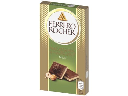 Čokoláda Ferrero Rocher Macadamia 90 g