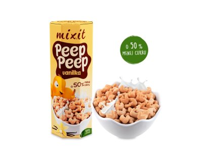 Mixit BIO Cereálie Peep Peep- Vanilka 280g