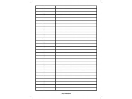 Písacia podložka papierová lakovaná A5