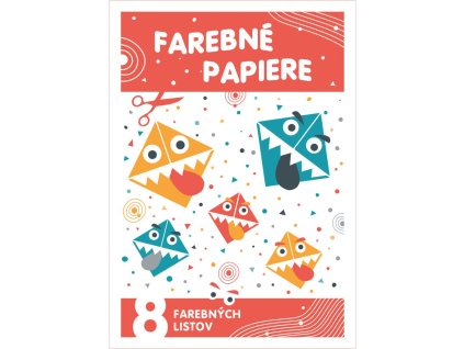 Farebný papier A4 8 listov