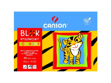 Farebný papier A3, mix 10 farieb, 80g ’Škola’