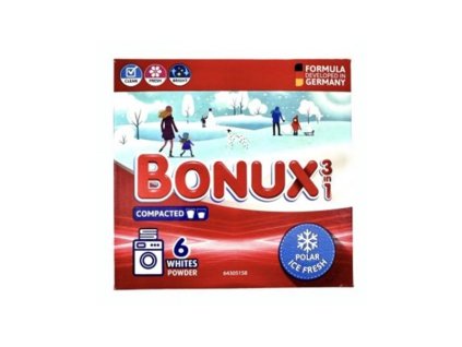 Bonux prací prášok White Ice Fresh, 6 PD