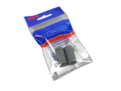 Magnety RON 16 mm čierne, 12ks