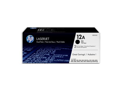 Toner HP Q2612AD č.12A dual pack (2×2000 str.)