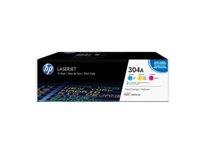 Sada tonerov CF372AM HP 304A (CC531A+CC532A+CC533A)