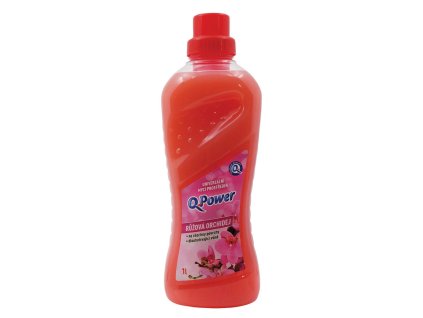 Q-Power UNI čistič na podlahy a povrchy 1 l - Ružová orchidea