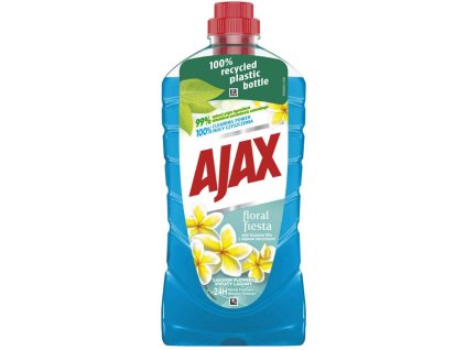 Ajax na podlahy Floral Fiesta 1l Lagoon Flowers (modrý)
