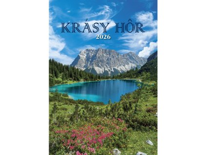 Nástenný kalendár 34 x 48,5 cm Krásy hôr 2026