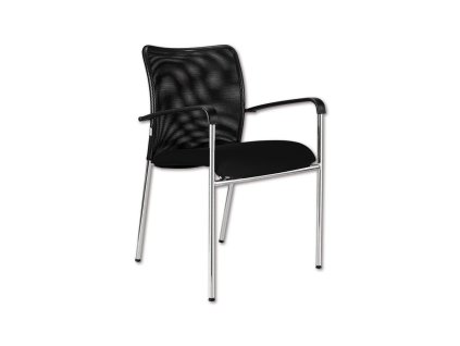 Konferenčná stolička Vanity Plus, čierna