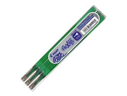 Náhradná náplň do gumovacieho rollera PILOT Frixion Point 0,5mm zelená 3ks