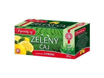 Čaj BOP zelený s citrónom 20 x 1,5 g