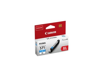 Atramentová náplň Canon CLI-571C pre MG 5750/5751/6850/6851/7750/7751 cyan XL (11 ml)