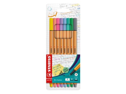 Sada linerov STABILO point 88 pastel/8S