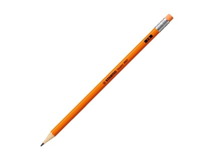 Ceruzka STABILO Swano Fluo s gumou oranžová 12ks