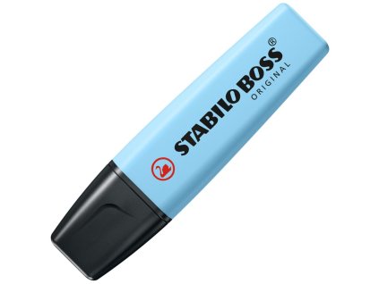 Zvýrazňovač STABILO BOSS ORIGINAL Pastel svieža modrá